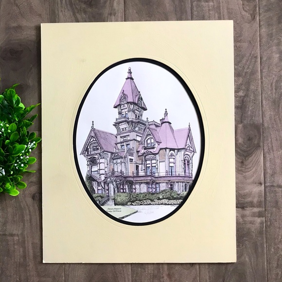 Hand Crafted Other - VINTAGE Hand-watercoloured Lithograph - s…